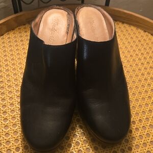 Madewell Black Leather Women's Mules